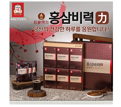 [마거][정관장] 홍삼비력 50ML x 30포(쇼핑백)  [포인트구매가22400원]