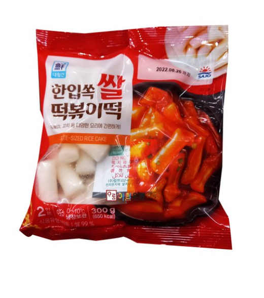 [장거]대림한입쏙쌀떡복이떡300G  [포인트구매가800원]