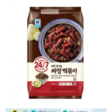 [장거]5분마켓 대림 짜장떡볶이 쌀떡 밀키트 343G  [포인트구매가2200원]