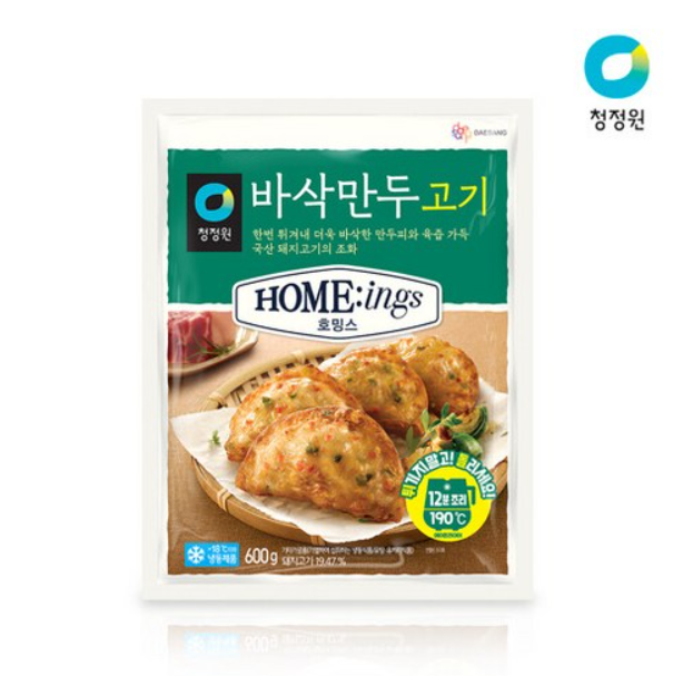 청정원 호밍스 바삭만두 고기 600g[장거]