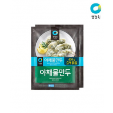 청정원 (기획)야채물만두 450g+450g[장거]