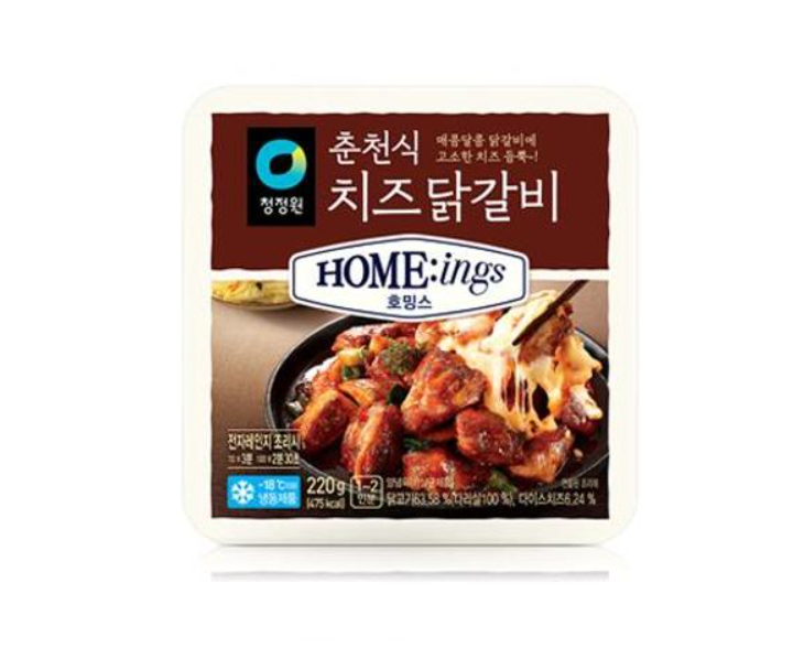 청정원 호밍스 춘천식 치즈닭갈비 220g[장거]