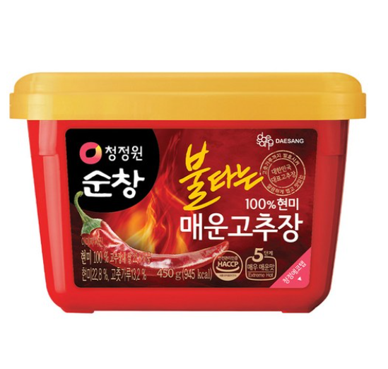 대상 [청정원] 현미 불타는매운고추장450g[장거]