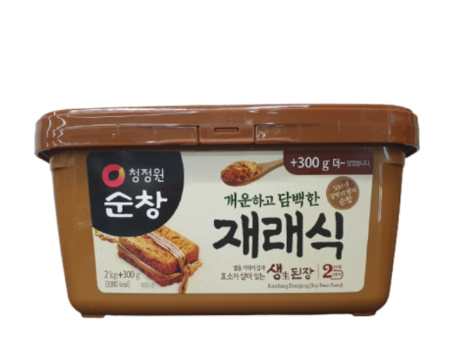 청정원 순창 재래식 생된장 2kg+300gX1개[장거]