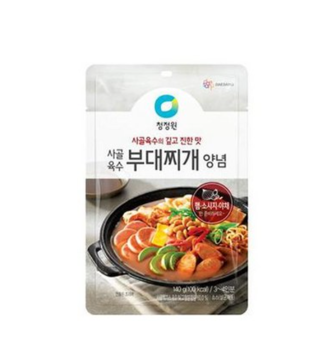 청정원 사골육수부대찌개양념140g(1개)[장거]