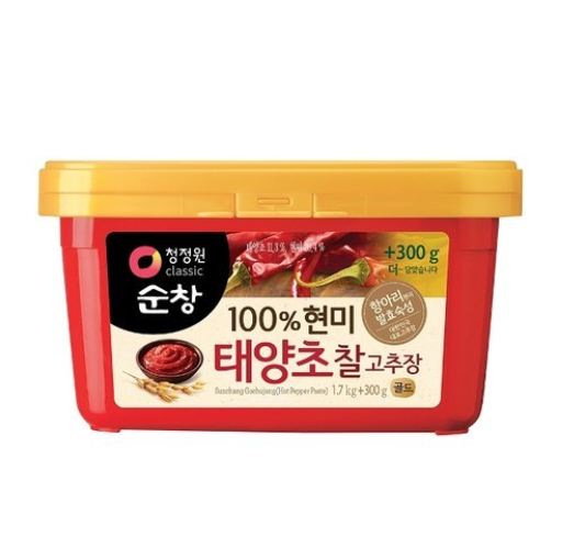 청정원 순창 100% 현미 태양초 찰 고추장 2kg(1700g+300g) [장거]