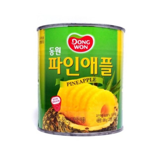 동원 F&B 파인애플 슬라이스 통조림 836g[장거]