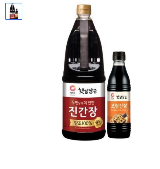 청정원 두번달여 더 진한 진간장 1.7L + 햇살담은 조림간장 500ml [장거]