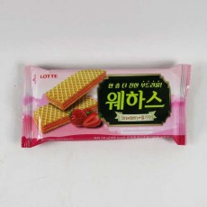 [장거] 롯데) 웨하스(딸기맛) [50g] [판매가1000원] [포인트할인가400원]