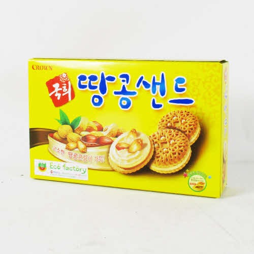 크라운 국희 땅콩샌드4800원. 372g