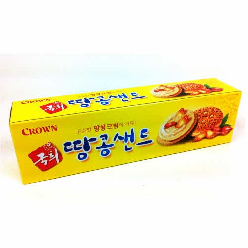 크라운]국희[땅콩샌드]1200원.[70g]