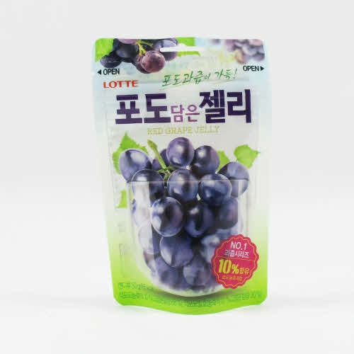 롯데]포도담은젤리1500원[50g]