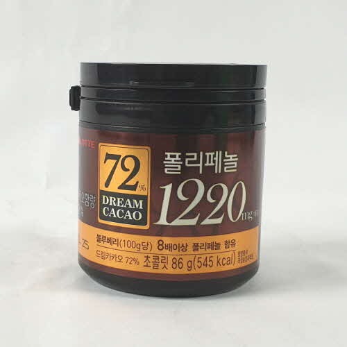 롯데 드림카카오 72% 3000원(86g)[장거]