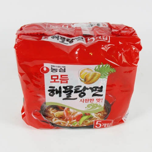 농심)모듬해물탕면(멀티) 125g5개[장거]