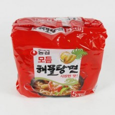 농심)모듬해물탕면(멀티) 125g5개[장거]