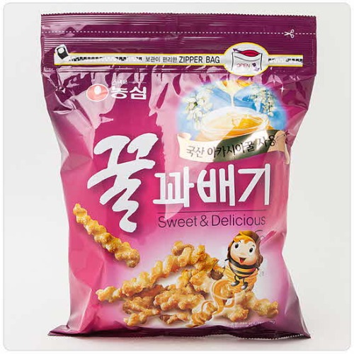 농심 꿀꽈배기 지퍼 285g