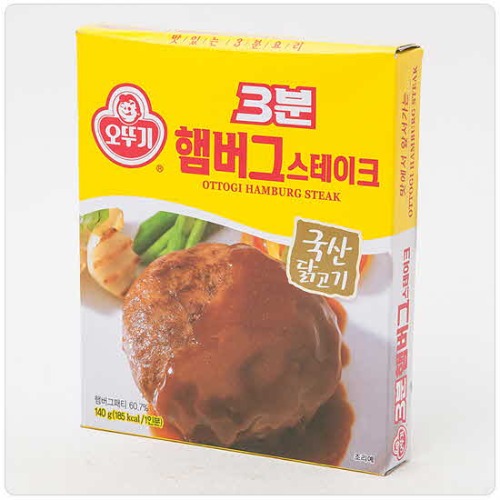 오뚜기 3분햄버그스테이크 140g