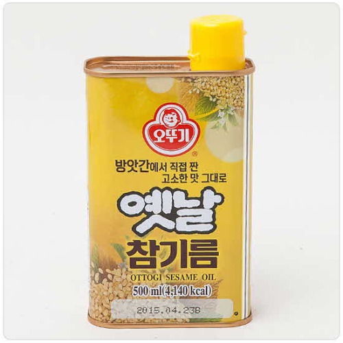 오뚜기 옛날 참기름 캔 500ml