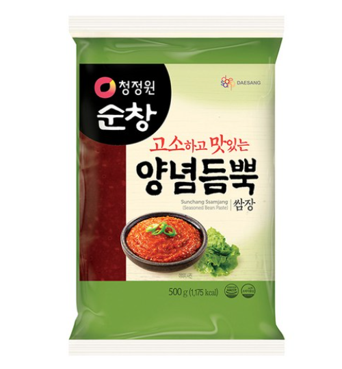 [장거] 청정원)순창쌈장(봉~지) 500g [판매가4000원] [포인트할인가1600원]