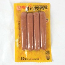 한성:불고기맛후랑크(매콤) 80g