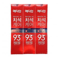 [장거] 메디안★치석케어치약(구취제거)120g*3 [판매가10000원] [포인트할인가4000원]