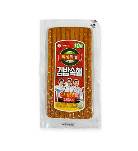 [장거]롯데의성마늘김밥속햄100g [판매가2500원] [포인트할인가1000원]