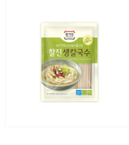 [장거]종가집찰진생칼국수450g [판매가4500원] [포인트할인가1800원]