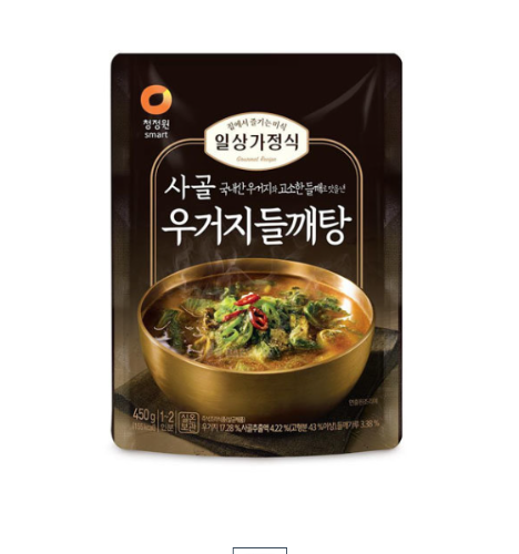 [장거]청정원사골우거지들깨탕450g [판매가6000원] [포인트할인가2400원]