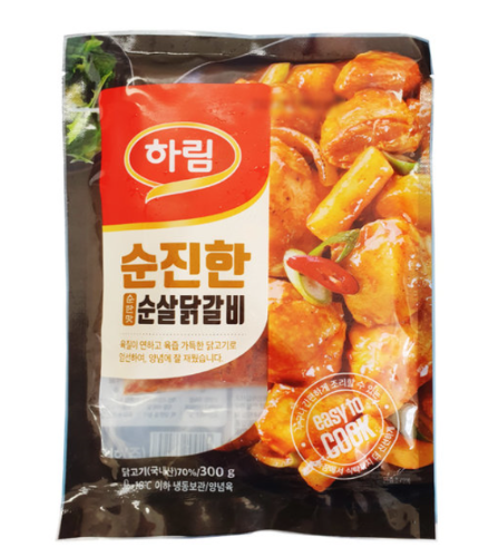 [장거]하림순진한순살닭갈비순한맛300g [판매가8500원] [포인트할인가3400원]