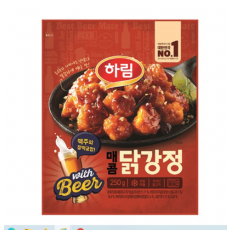 [장거]하림매콤닭강정250g [판매가9000원] [포인트할인가3600원]