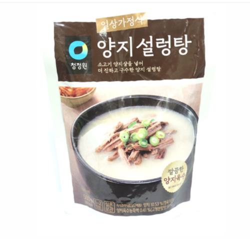 [장거]청정원양지설렁탕450g [판맥가6000원] [포인트할인가2400원]