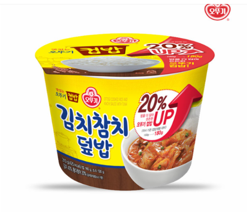 오뚜기컵밥김치참치덮밥310g[판매가3600원포인트할인가1440원][장거]