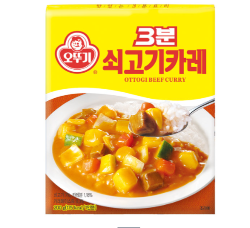 [장거] 오뚜기3분쇠고기카레200g [포인트구매가640원]