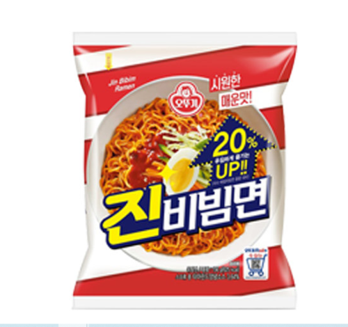 오뚜기진비빔면156g4개