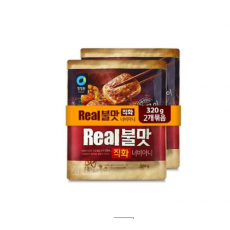 [장거]청정원리얼불맛직화너비아니320g+320g [판매가12000원] [포인트할인가4800원]