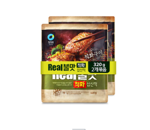 [장거]청정원리얼불맛직화섭산적320g+320g [판매가10000원] [포인트할인가4000원]