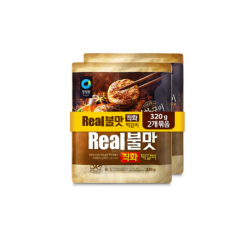 [장거]청정원리얼불맛직화떡갈비320g+320g [판매가12000원] [포인트할인가4800원]