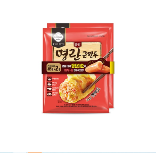 [장거]올반]명란군만두315g+315g [판매가13000원] [포인트할인가5200원]