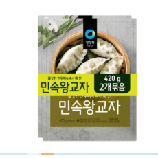 [장거]민속왕교자420g+420g [판매가10000원] [포인트할인가4000원]