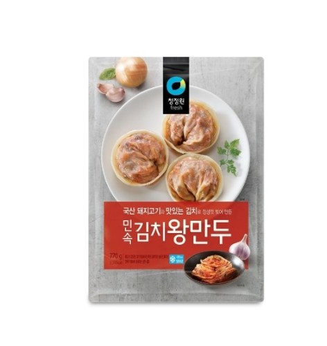 [장거]청정원김치왕만두770g [판매가11000원] 포인트할인가4400원]