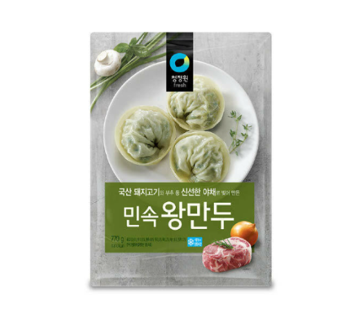 [장거]청정원민속고기왕만두770g [판매가11000원] [포인트할인가4400원]