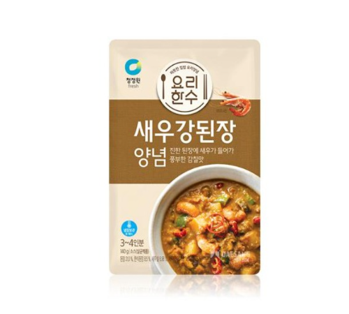 요리한수 새우강된장양념 140G [포인트구매가1000원]