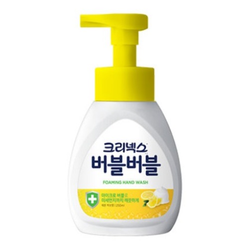 [장거] 유한킴벌리   크리넥스 버블버블 핸드워시 레몬허브 250ML  [포인트구매가2400원]